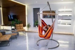 Hängesesselgestell Edelstahl Lola Half-Moon Aus 18/10 Stahl -Gartenmöbel Store lola half moon edelstahlgestell 4