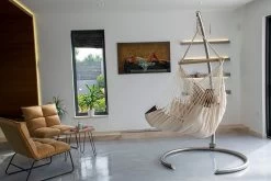 Hängesesselgestell Edelstahl Lola Half-Moon Aus 18/10 Stahl -Gartenmöbel Store lola half moon edelstahlgestell 7