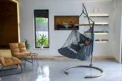 Hängesesselgestell Edelstahl Lola Half-Moon Aus 18/10 Stahl -Gartenmöbel Store lola half moon edelstahlgestell 8