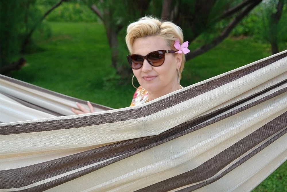 Familien-Hängematte Beauty Latte-Macchiatto Outdoor 13 Familien-Hängematte Beauty Latte-Macchiatto Outdoor – Bild 11