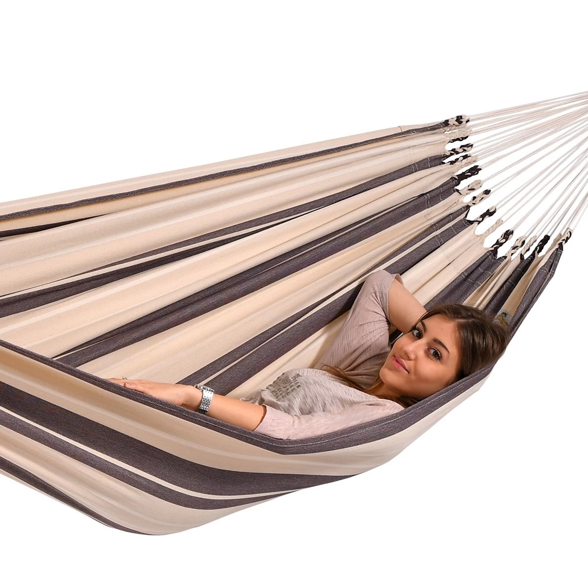 Familien-Hängematte Beauty Latte-Macchiatto Outdoor 3 Familien-Hängematte Beauty Latte-Macchiatto Outdoor