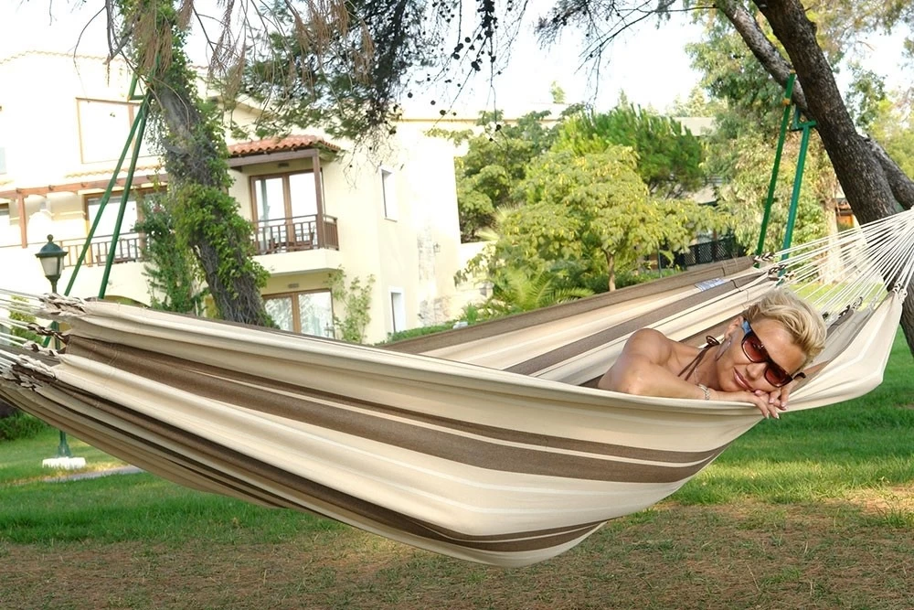 Familien-Hängematte Beauty Latte-Macchiatto Outdoor 10 Familien-Hängematte Beauty Latte-Macchiatto Outdoor – Bild 8