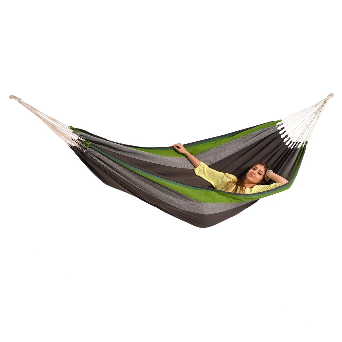 Doppel-Hängematte Santiago Mit Metall Hängemattengestell Universal Grande 5 Doppel-Hängematte Santiago Mit Metall Hängemattengestell Universal Grande – Bild 3