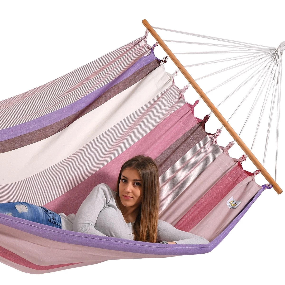 Doppel-Stabhängematte Havanna Fuego Baumwolle 3 Doppel-Stabhängematte Havanna Fuego Baumwolle