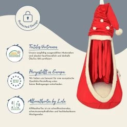 Lola Hängehöhle Loli Hopp Premium Nikolaus Mit Wolle ÖKO TEX