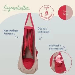 Lola Hängehöhle Loli Hopp Kids Rubin ÖKO TEX 26 Lola Hängehöhle Loli Hopp Kids Rubin ÖKO TEX -Gartenmöbel Store lola loli hopp rubin 47313 2023 3