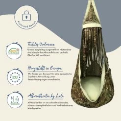 Lola Hängehöhle LOLI HOPP KIDS Hängesessel ALLWeather Camouflage -Gartenmöbel Store lola loli kids camouflage 2023 2