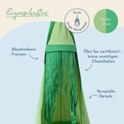 Lola Hängehöhle LOLI-HOPP KIDS ALLWeather Grün OUTDOOR -Gartenmöbel Store lola loli kids gruen weather 2023 3