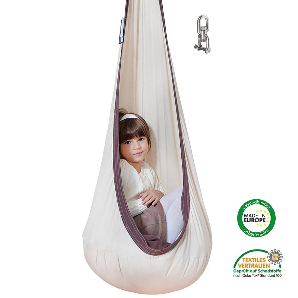 Lola Hängehöhle Loli Kids Kindersitz White Chocolate ÖKO TEX 19 Lola Hängehöhle Loli Kids Kindersitz White Chocolate ÖKO TEX – Bild 17