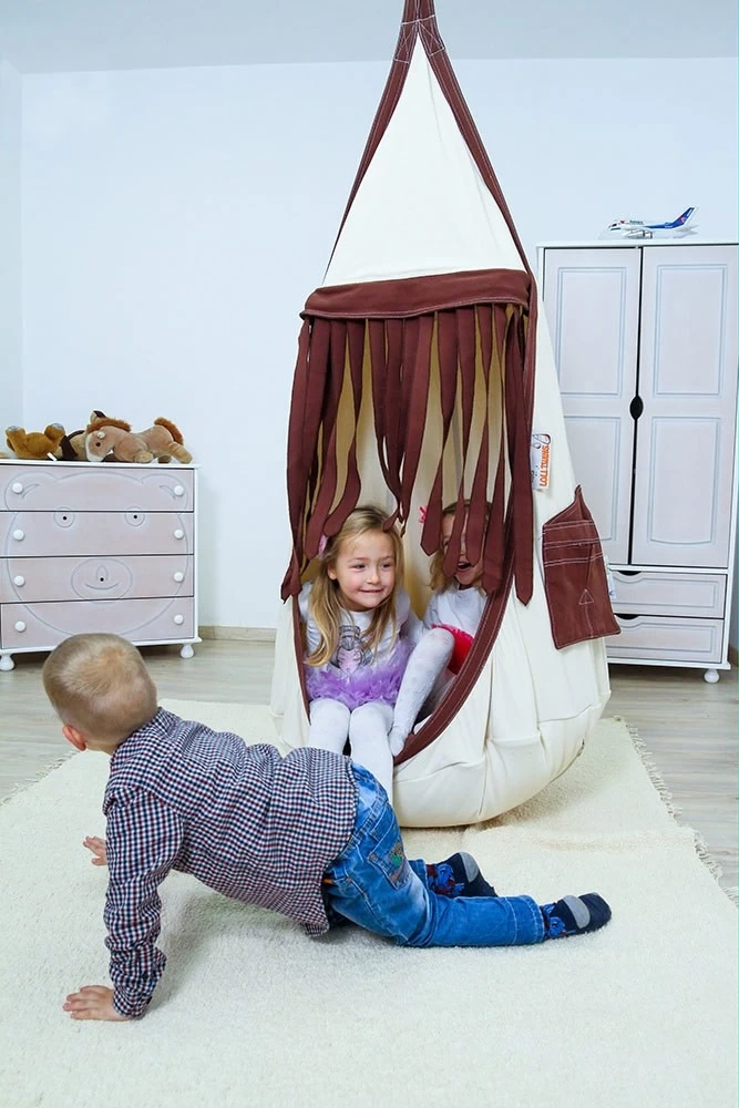 Lola Hängehöhle Double LOLI TWINS White Chocolate Inkl. Drehwirbel 15 Lola Hängehöhle Double LOLI TWINS White Chocolate Inkl. Drehwirbel – Bild 13