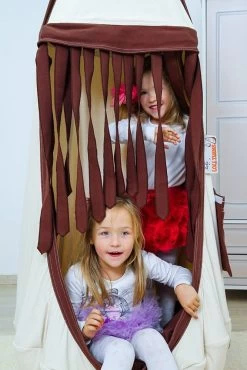 Lola Hängehöhle Double LOLI TWINS White Chocolate Inkl. Drehwirbel 37 Lola Hängehöhle Double LOLI TWINS White Chocolate Inkl. Drehwirbel -Gartenmöbel Store lola loli twins chocolate 13a