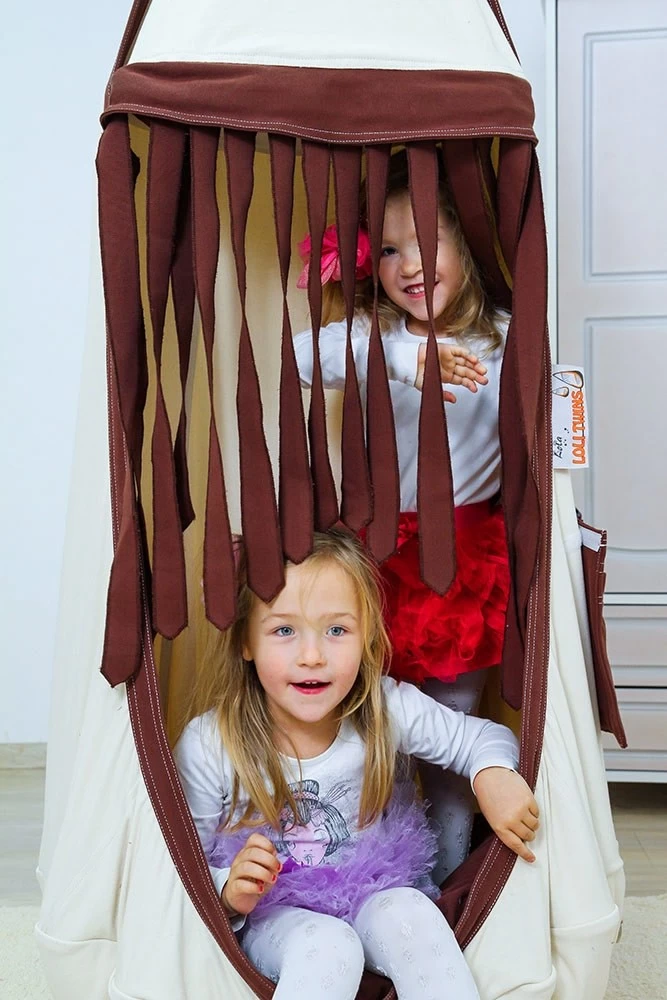 Lola Hängehöhle Double LOLI TWINS White Chocolate Inkl. Drehwirbel 18 Lola Hängehöhle Double LOLI TWINS White Chocolate Inkl. Drehwirbel – Bild 16