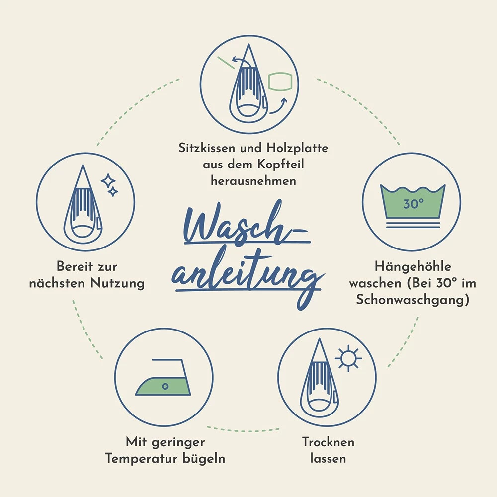 Lola Hängehöhle Double LOLI TWINS White Chocolate Inkl. Drehwirbel 9 Lola Hängehöhle Double LOLI TWINS White Chocolate Inkl. Drehwirbel – Bild 7