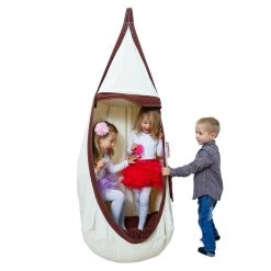 Lola Hängehöhle Double LOLI TWINS White Chocolate Inkl. Drehwirbel 25 Lola Hängehöhle Double LOLI TWINS White Chocolate Inkl. Drehwirbel -Gartenmöbel Store lola loli twins chocolate 3a