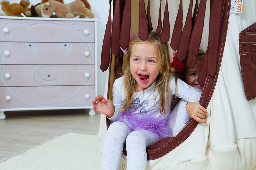 Lola Hängehöhle Double LOLI TWINS White Chocolate Inkl. Drehwirbel 13 Lola Hängehöhle Double LOLI TWINS White Chocolate Inkl. Drehwirbel – Bild 11