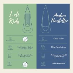 Lola Hängehöhle Double Loli Twins GOLD Inkl. Drehwirbel -Gartenmöbel Store lola loli twins gold 47320 2023 5