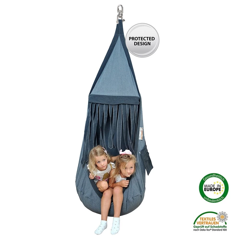 Lola Hängehöhle Double Loli Twins NOIRE Wetterfest Inkl. Drehwirbel 22 Lola Hängehöhle Double Loli Twins NOIRE Wetterfest Inkl. Drehwirbel – Bild 20