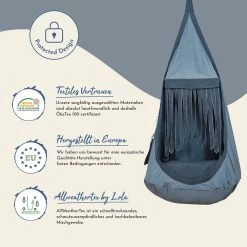 Lola Hängehöhle Double Loli Twins NOIRE Wetterfest Inkl. Drehwirbel 24 Lola Hängehöhle Double Loli Twins NOIRE Wetterfest Inkl. Drehwirbel -Gartenmöbel Store lola loli twins noire 47344 2023 2