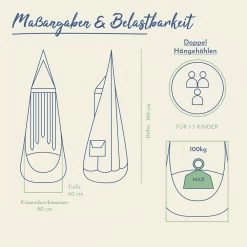 Lola Hängehöhle Double Loli Twins RUBIN Inkl. Drehwirbel -Gartenmöbel Store lola loli twins rubin 47368 2023 3