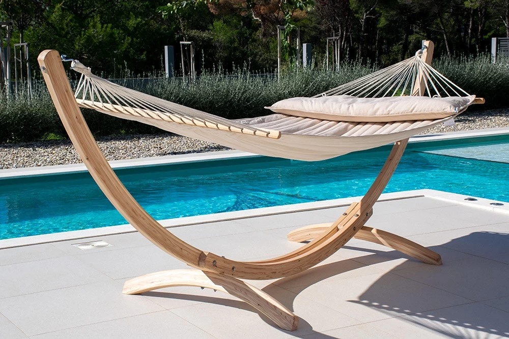 Familien-Stabhängematte American-Hammock Cofea-Crema Mit Holzgestell Aus FSC-Lärche Ares-Arc 13 Familien-Stabhängematte American-Hammock Cofea-Crema Mit Holzgestell Aus FSC-Lärche Ares-Arc – Bild 11