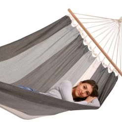 Einzel-Stabhängematte Cancun Oliva Baumwolle