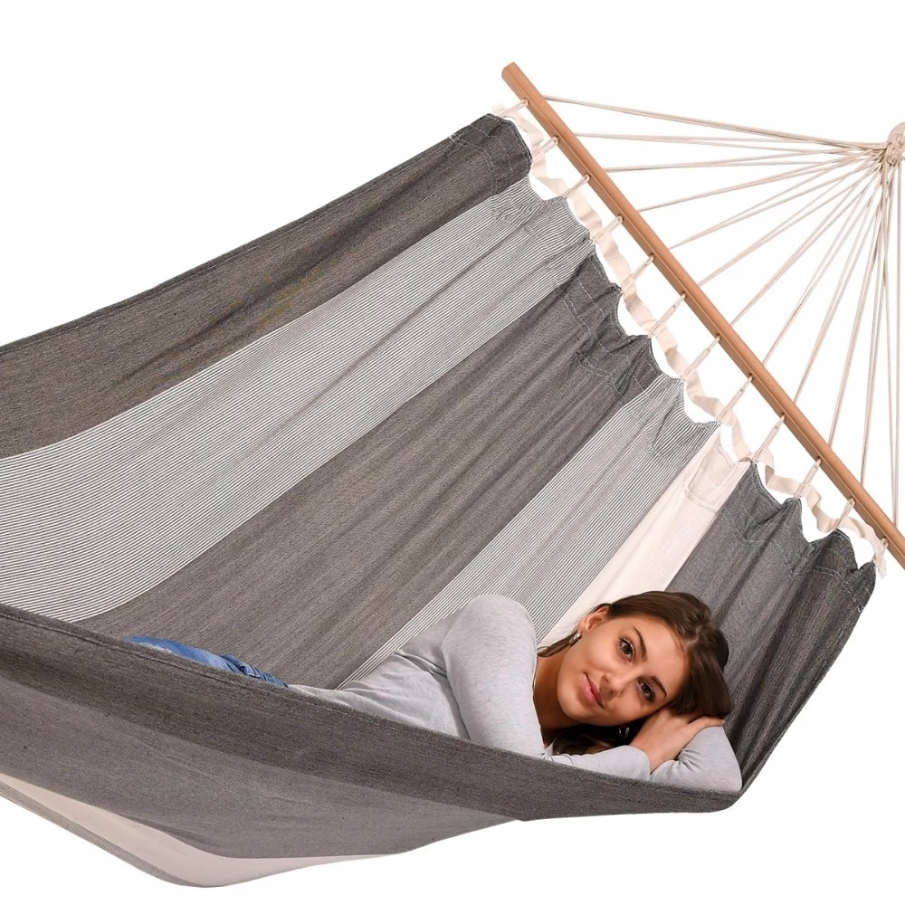 Einzel-Stabhängematte Cancun Oliva Baumwolle 3 Einzel-Stabhängematte Cancun Oliva Baumwolle