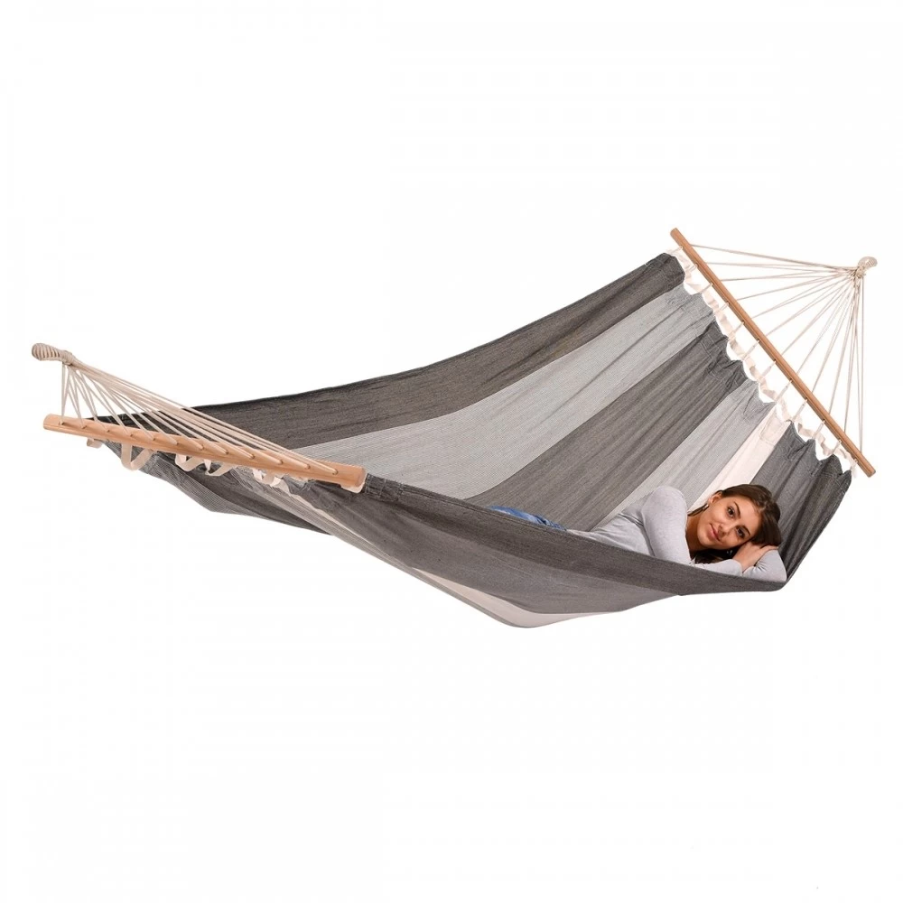 Einzel-Stabhängematte Cancun Oliva Baumwolle 4 Einzel-Stabhängematte Cancun Oliva Baumwolle – Bild 2