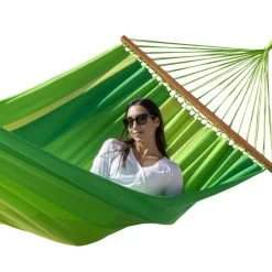 Doppel-Stabhängematte Caribbean Citrus Bio-Baumwolle