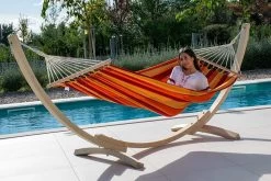 Einzel-Stabhängematte Charisma Outdoor -Gartenmöbel Store lola stabhaengematte charisma outdoor 115039 4a
