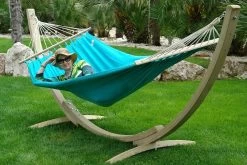 Lola Stabhängematte Kolumbiana Aqua Uni 20 Lola Stabhängematte Kolumbiana Aqua Uni -Gartenmöbel Store lola stabhaengematte rio kolumbiana aqua 96800 8