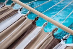 Doppel-Stabhängematte Jamaica Cappuccino Baumwolle -Gartenmöbel Store lola stabhangematte jamaica cappuccino xl 112026 5