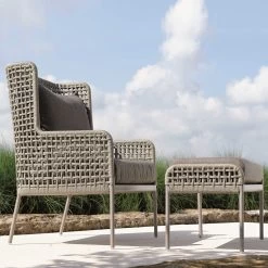 Stern GRETA Lounge-Sessel Aluminium Champagner Mit Synthetikfaser Ecru Inkl. Sitz- Rückenkissen Rehbraun, 100% Polyacryl Mit Reißverschluss 7 Stern GRETA Lounge-Sessel Aluminium Champagner Mit Synthetikfaser Ecru Inkl. Sitz- Rückenkissen Rehbraun, 100% Polyacryl Mit Reißverschluss -Gartenmöbel Store lola stern greta lounge sessel champagner 416592 3l