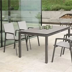 Stern NEW TOP Stapelsessel Aluminium Anthrazit Mit Textilenbezug Silber Und Aluminiumarmlehnen Anthrazit 10 Stern NEW TOP Stapelsessel Aluminium Anthrazit Mit Textilenbezug Silber Und Aluminiumarmlehnen Anthrazit -Gartenmöbel Store lola stern new top sessel anthrazit silber 418467 4