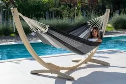 Einzel-Hängematte Cancun Anthrazit Baumwolle 14 Einzel-Hängematte Cancun Anthrazit Baumwolle -Gartenmöbel Store lola tuchhaengematte cancun anthrazit 53437 5