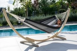 Einzel-Hängematte Cancun Anthrazit Baumwolle 15 Einzel-Hängematte Cancun Anthrazit Baumwolle -Gartenmöbel Store lola tuchhaengematte cancun anthrazit 53437 6