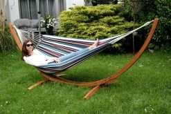 Lola Tuchhängematte Tampa Azur -Gartenmöbel Store lola tuchhaengematte tampa azur 51464 3