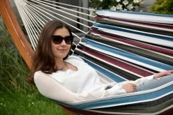 Lola Tuchhängematte Tampa Azur -Gartenmöbel Store lola tuchhaengematte tampa azur 51464 5