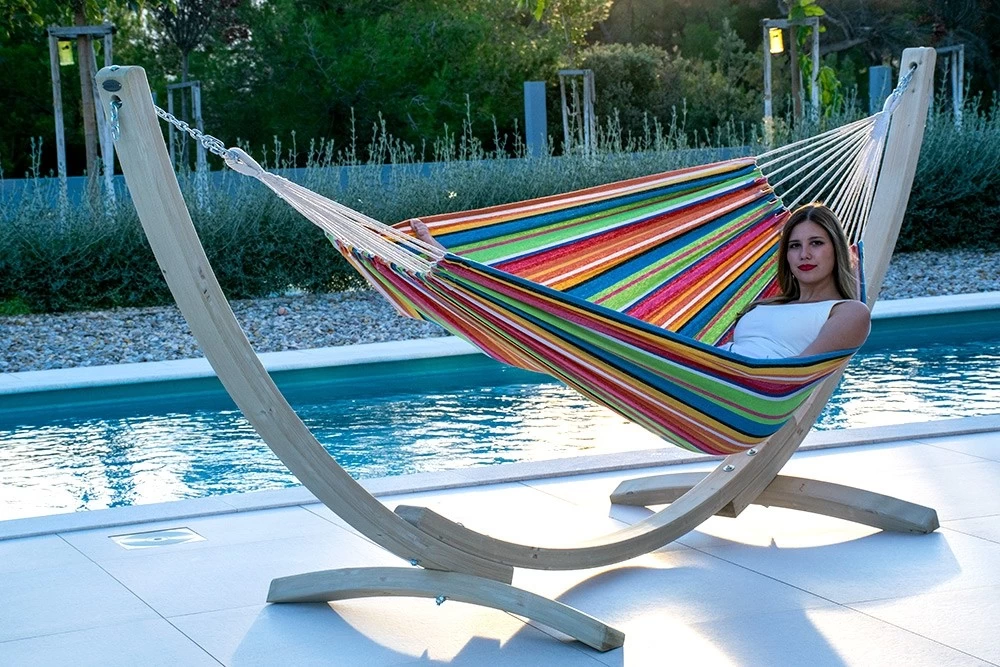 Lola Tuchhängematte Tampa Mango-kiwi 4 Lola Tuchhängematte Tampa Mango-kiwi – Bild 2