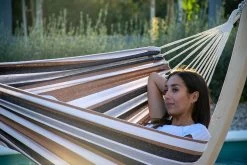 Lola Tuchhängematte Tampa Silver Brown -Gartenmöbel Store lola tuchhaengematte tampa silber brown 51440 3a