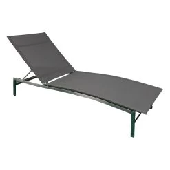 Zebra One Liege Dark Grey Edelstahlgestell, Hochwertiges Textilen, Verstellbar