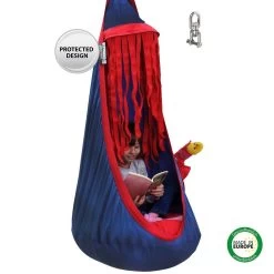 Lola Hängehöhle LOLI HOPP KIDS ALLWeather Blau/rot 21 Lola Hängehöhle LOLI HOPP KIDS ALLWeather Blau/rot -Gartenmöbel Store loli kids blau rot main blue 97425 1l