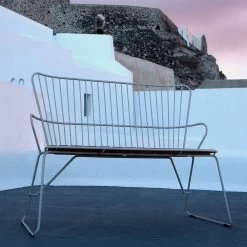 Houe PAON Gartenbank - White -Gartenmöbel Store paon bench white houe 0399