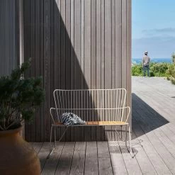 Houe PAON Gartenbank - Paprika 27 Houe PAON Gartenbank - Paprika -Gartenmöbel Store paon bench white houe 9051 4