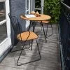 Houe 2x PAON Gartenstuhl Black Mit CIRCUM Kaffeetisch Aus Bambus Ø74 -Gartenmöbel Store paon dining black circum bamboo houe 2877 high