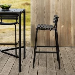 Houe Re-CLIPS Barstuhl - Dark Grey -Gartenmöbel Store reclips bar black four bar black houe 6316 high 1