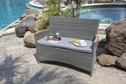 Zebra Bank Status Grey Black Teakarmlehne Gebürstet, 2,5 Rundgeflecht, Alu-Rahmen 9 Zebra Bank Status Grey Black Teakarmlehne Gebürstet, 2,5 Rundgeflecht, Alu-Rahmen -Gartenmöbel Store status tisch 140x90 grau schwarz 2013 b original