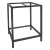 Stern Aluminium Anthrazit Stehtischgestell 80x80x111 Cm, Vierkantrohr