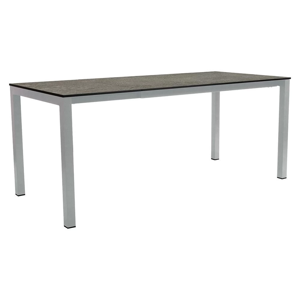 Stern Ausziehtisch 130/180x80 Cm Edelstahl Mit Tischplatte Silverstar Vintage Stone 3 Stern Ausziehtisch 130/180x80 Cm Edelstahl Mit Tischplatte Silverstar Vintage Stone