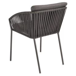 Stern Cliff Stapelsessel Aluminium Anthrazit Rope Grau -Gartenmöbel Store stern cliff stapelsessel aluminium rope 415510 1a