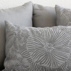 Stern Dekokissen Ca. 35x55 Cm 100% Polyacryl Dessin Fleur Grau -Gartenmöbel Store stern dekokissen 35x55 fleur grau 404240 3